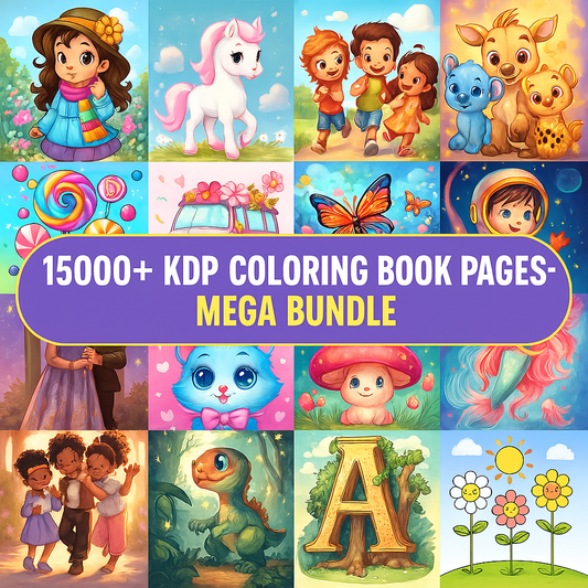 Unleash Creativity 15,000 Coloring Pages for Children PLR