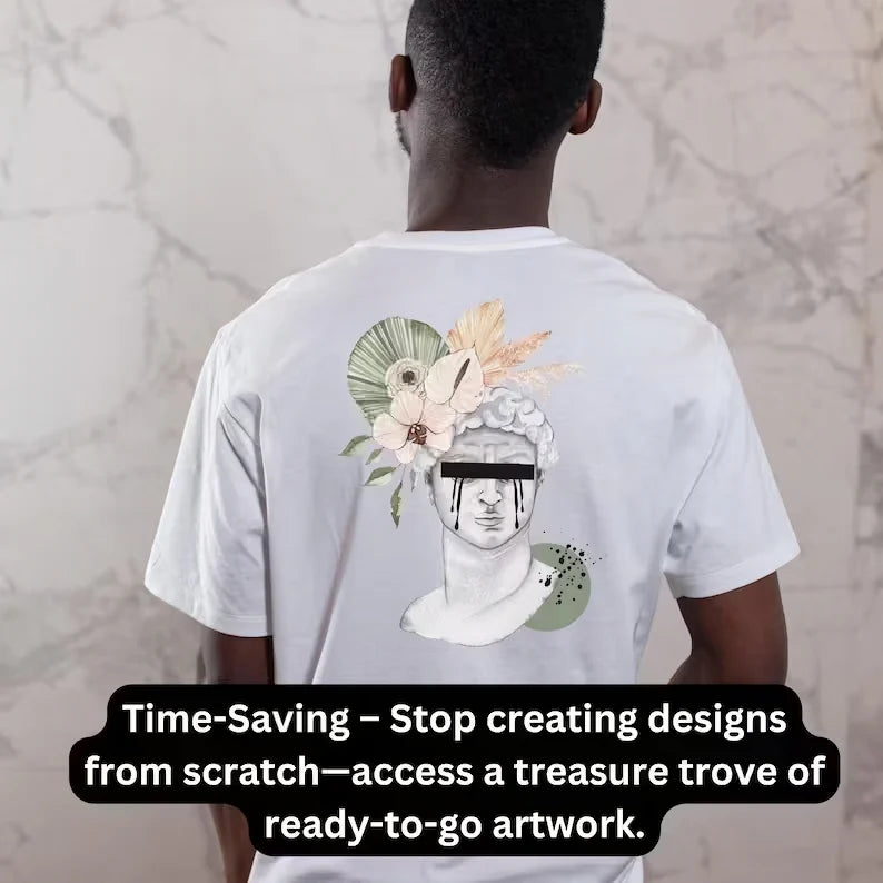 900K Designs for Your Clothing Business: The Ultimate T-Shirt Design Mega Bundle with Resell Rights